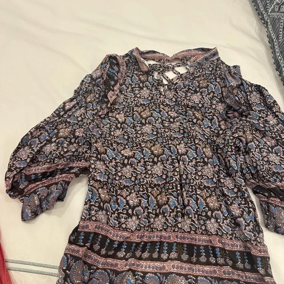 Sea New York Amaki Printed Puff Sleeve Top - Picture 8 of 8